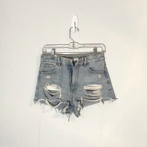 Pacsun Lovers Come & Go denim shorts
(12.24.73)
